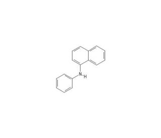 N-Phenyl-1-naphthylamine (CAS 90-30-2) - chemical structure image