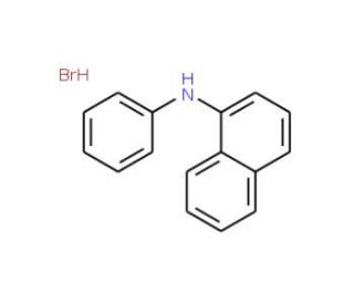 N-Phenyl-1-naphthylamine hydrobromide (CAS 205526-65-4) - chemical structure image