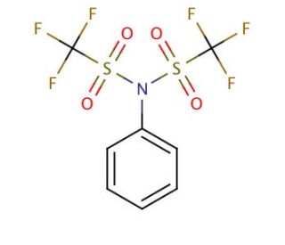 N-Phenyl-bis(trifluoromethanesulfonimide) (CAS 37595-74-7) - chemical structure image