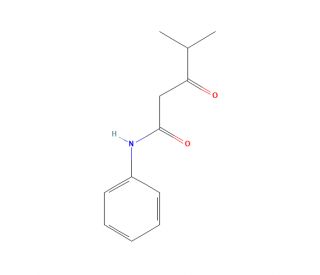 N-Phenyl Isobutyrylacetamide (CAS 124401-38-3) - chemical structure image
