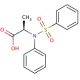N-Phenyl-N-(phenylsulfonyl)alanine - chemical structure image