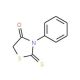 N-Phenyl-rhodanine (CAS 1457-46-1) - chemical structure image