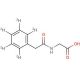 N-(Phenylacetyl-d5)glycine - chemical structure image