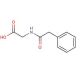 N-Phenylacetylglycine (CAS 500-98-1) - chemical structure image