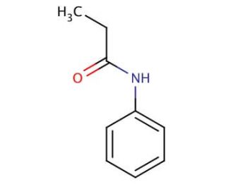 N-Phenylpropanamide (CAS 620-71-3) - chemical structure image
