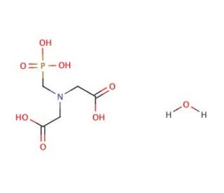 N-(Phosphonomethyl)iminodiacetic acid (CAS 5994-61-6) - chemical structure image