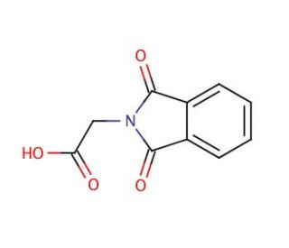 N-Phthaloylglycine (CAS 4702-13-0) - chemical structure image