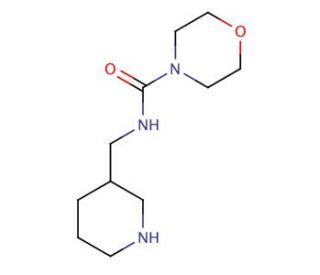 N-(Piperidin-3-ylmethyl)morpholine-4-carboxamide - chemical structure image