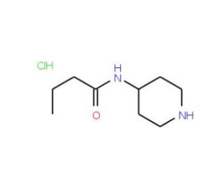 N-(piperidin-4-yl)butanamide hydrochloride - chemical structure image