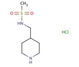 N-(Piperidin-4-ylmethyl)methanesulfonamide - chemical structure image