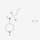 N-piperidin-4-ylpropane-1-sulfonamide hydrochloride (CAS 845626-18-8) - chemical structure image
