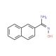 N′-Hydroxynaphthalene-2-carboximidamide (CAS 64893-54-5) - chemical structure image