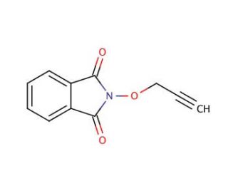 N-(Propargyloxy)phthalimide (CAS 4616-63-1) - chemical structure image