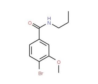 N-Propyl 4-bromo-3-methoxybenzamide (CAS 1072944-38-7) - chemical structure image