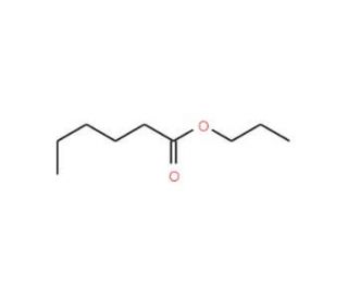 n-Propyl hexanoate (CAS 626-77-7) - chemical structure image