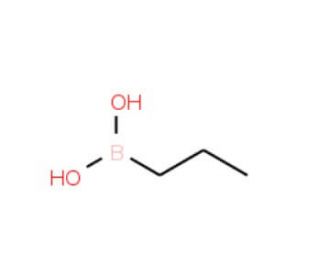 n-Propylboronic acid (CAS 17745-45-8) - chemical structure image