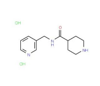 N-(pyridin-3-ylmethyl)piperidine-4-carboxamide dihydrochloride - chemical structure image