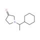 N-(S)-1-(1-Phenylethyl)-3-pyrrolidinone - chemical structure image