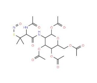 N-(S-Nitroso-N-acetyl-D,L-penicillamine)-2-amino-2-deoxy-1,3,4,6-tetra-O-acetyl-&beta;-D-glucopyranose (CAS 202656-49-3) - chemica