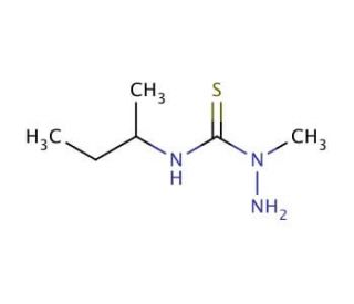 N-(sec-butyl)-1-methylhydrazinecarbothioamide - chemical structure image