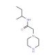 N-(sec-butyl)-2-piperazin-1-ylacetamide - chemical structure image