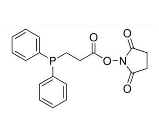 N-Succinimidyl 3-(Diphenylphosphino)propionate (CAS 170278-50-9) - chemical structure image