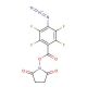 N-Succinimidyl 4-Azido-2,3,5,6-tetrafluorobenzoate (CAS 126695-58-7) - chemical structure image