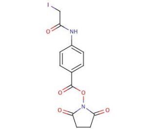 N-Succinimidyl (4-Iodoacetyl)-aminobenzoate (CAS 72252-96-1) - chemical structure image