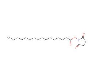 N-Succinimidyl Palmitate (CAS 14464-31-4) - chemical structure image