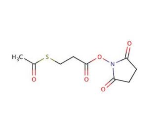 N-Succinimidyl-S-acetylthiopropionate (CAS 84271-78-3) - chemical structure image