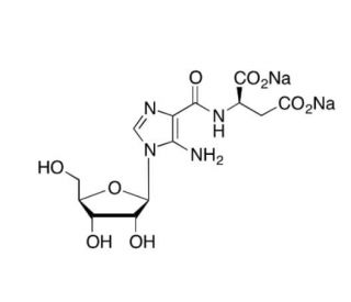 N-Succinyl-5-aminoimidazole-4-carboxamide Ribose Disodium Salt - chemical structure image