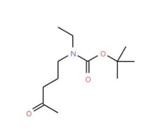 N-(t-Boc)-N-ethyl-4-oxopentylamine (CAS 887353-52-8) - chemical structure image