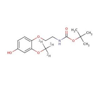 N-tert-Boc-2-(4-hydroxy-2-methoxyphenoxy)ethylamine-d3 - chemical structure image