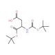 N-tert-Boc-L-aspartic Acid tert-Butyl Ester (CAS 34582-32-6) - chemical structure image