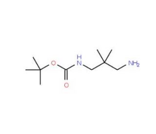 N-(tert-Butoxycarbonyl)-2,2-dimethyl-1,3-propanediamine (CAS 292606-35-0) - chemical structure image
