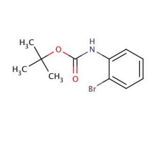 N-(tert-Butoxycarbonyl)-2-bromoaniline (CAS 78839-75-5) - chemical structure image