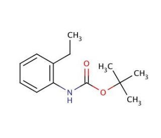 N-(tert-Butoxycarbonyl)-2-ethylaniline (CAS 110969-45-4) - chemical structure image