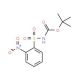 N-(tert-Butoxycarbonyl)-2-nitrobenzenesulfonamide (CAS 198572-71-3) - chemical structure image