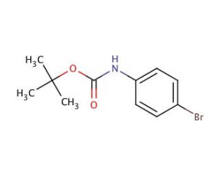 N-(tert-Butoxycarbonyl)-4-bromoaniline (CAS 131818-17-2) - chemical structure image