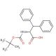 N-(tert-Butoxycarbonyl)-β-phenyl-D-phenylalanine (CAS 143060-31-5) - chemical structure image