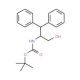 N-(tert-Butoxycarbonyl)-β-phenyl-D-phenylalaninol (CAS 155836-48-9) - chemical structure image