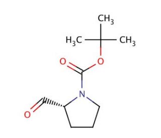 N-(tert-Butoxycarbonyl)-D-prolinal (CAS 73365-02-3) - chemical structure image