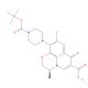 N-tert-Butoxycarbonyl Desmethyl Levofloxacin (CAS 1330277-19-4) - chemical structure image