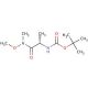 N-(tert-Butoxycarbonyl)-L-alanine N′-methoxy-N′-methylamide (CAS 87694-49-3) - chemical structure image