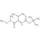 N-(tert-Butoxycarbonyl)-L-valine N′-methoxy-N′-methylamide (CAS 87694-52-8) - chemical structure image