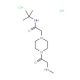 N-(tert-butyl)-2-{4-[(methylamino)acetyl]piperazin-1-yl}acetamide dihydrochloride - chemical structure image