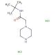 N-(tert-butyl)-2-piperazin-1-ylacetamide dihydrochloride - chemical structure image