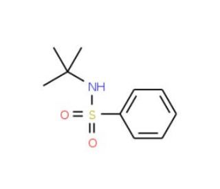 N-(tert-Butyl)benzenesulphonamide (CAS 2512-24-5) - chemical structure image