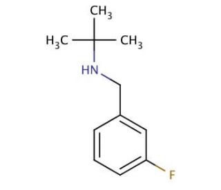 N-(tert-butyl)-N-(3-fluorobenzyl)amine - chemical structure image