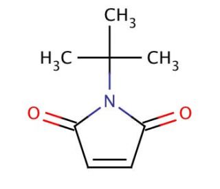 N-tert-Butylmaleimide (CAS 4144-22-3) - chemical structure image
